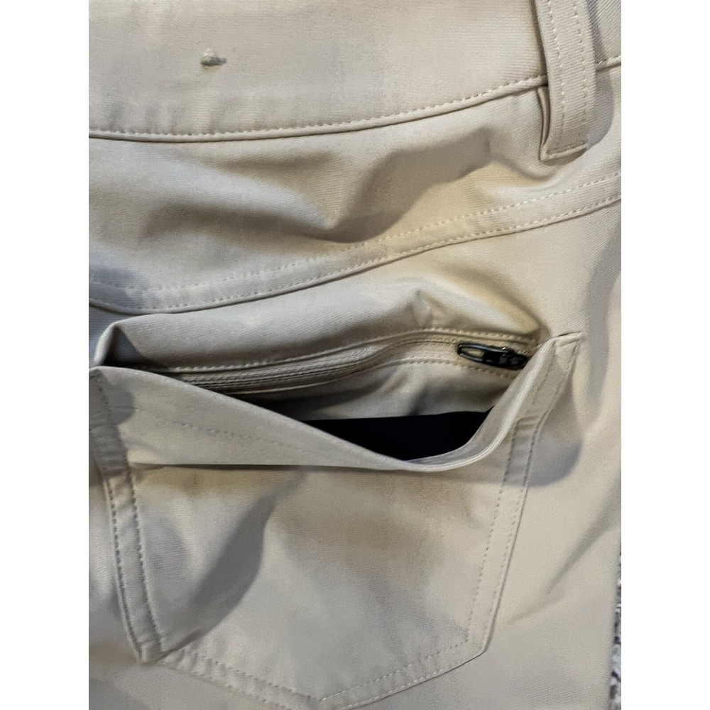 Lululemon Commission Chino Pants Mens Sz 36x30 ABC Classic Fit Khaki - Picture 5 of 10
